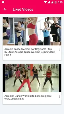 Aerobics Exercise android App screenshot 0