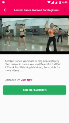 Aerobics Exercise android App screenshot 1