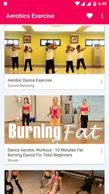 Aerobics Exercise android App screenshot 2