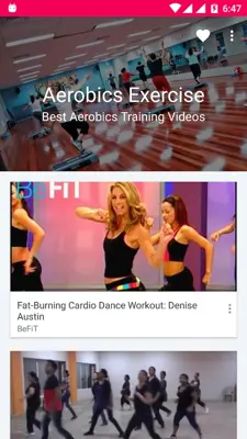 Aerobics Exercise android App screenshot 4